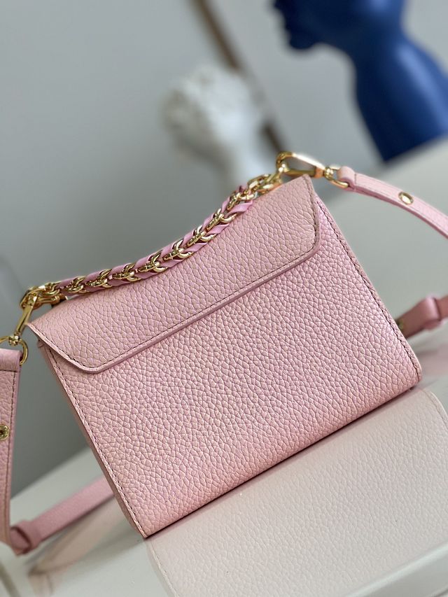 Louis vuitton original grained calfskin twist pm M50332 pink