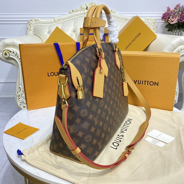 2022 Louis vuitton original monogram canvas lock it handbag M45240