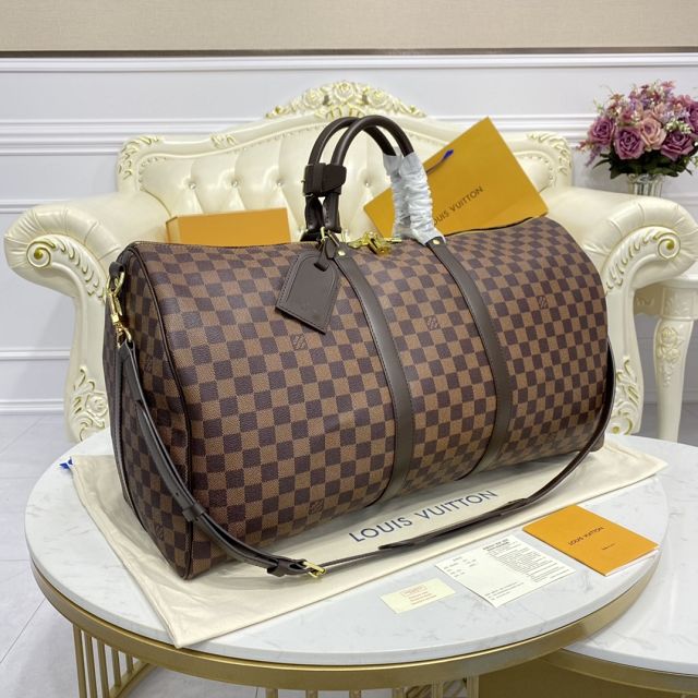 Louis vuitton original damier ebene keepall 55 bag N41414