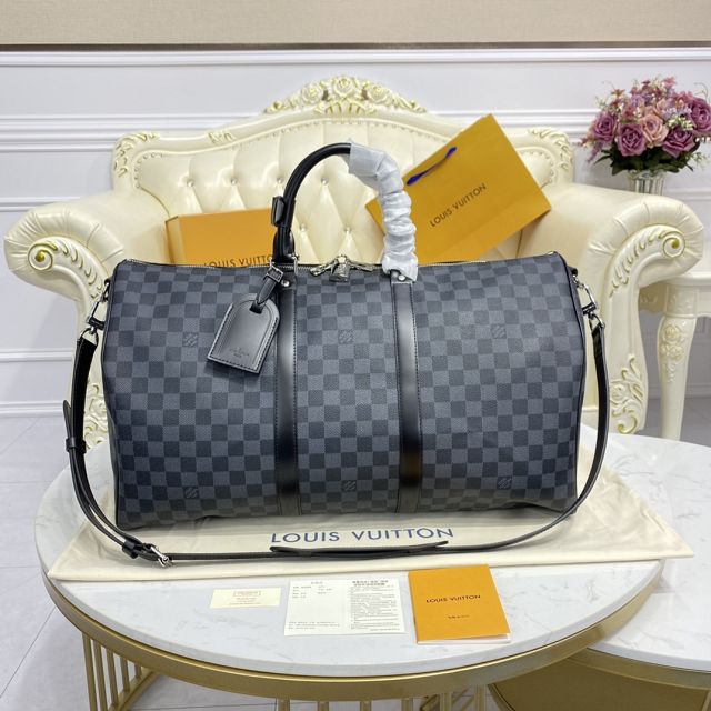 Louis vuitton original damier graphite keepall 50 bag N41416