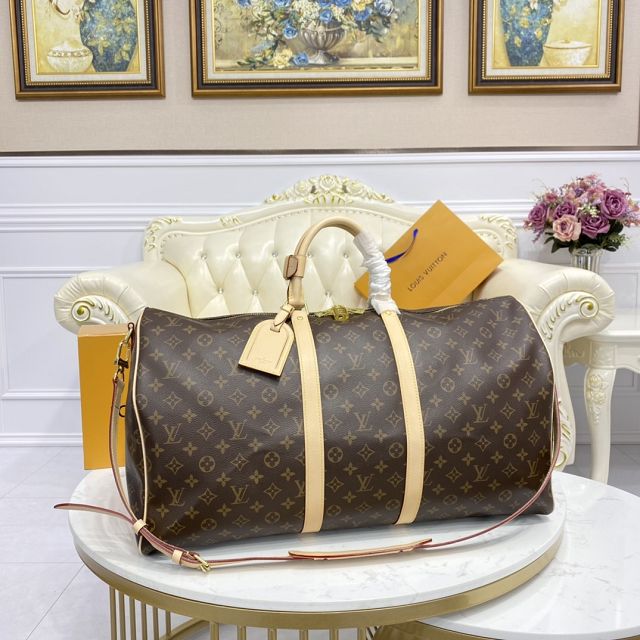 Louis vuitton original monogram canvas keepall 55 bag M41414