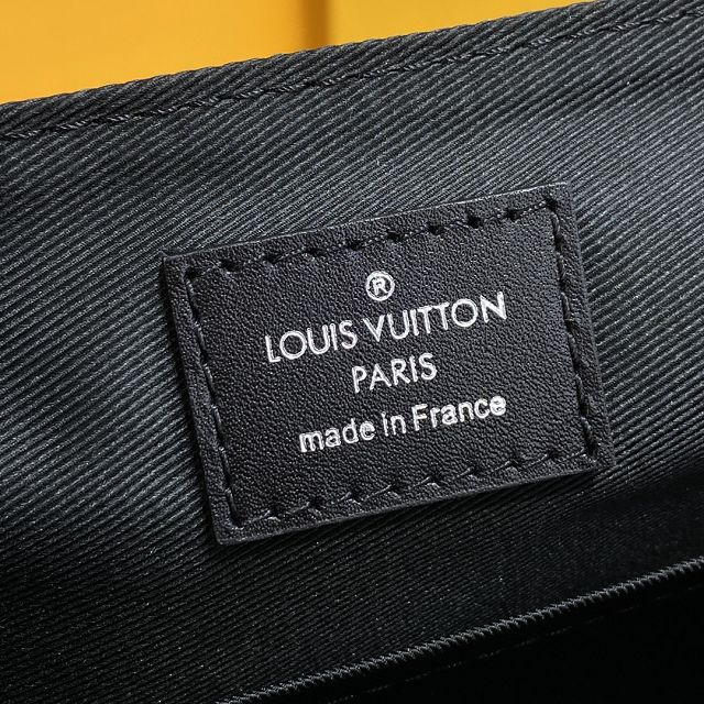 Louis vuitton original monogram eclipse district messenger bag M46255 