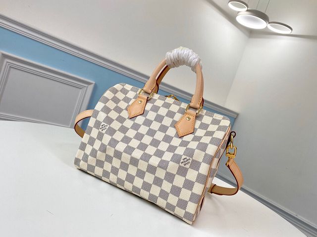 Louis vuitton original damier azur speedy 25 N41374 