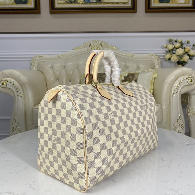 Louis vuitton original damier azur speedy 35 N41369(no strap)