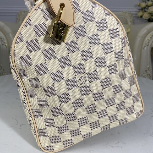 Louis vuitton original damier azur speedy 35 N41369(no strap)