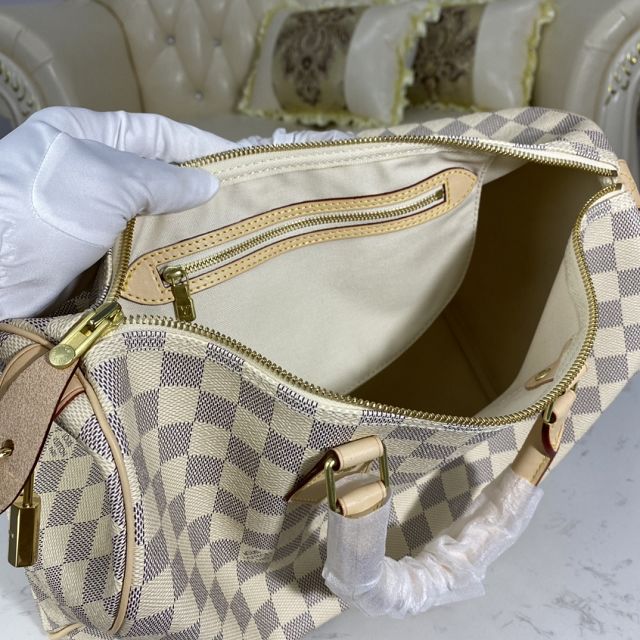 Louis vuitton original damier azur speedy 35 N41369(no strap)