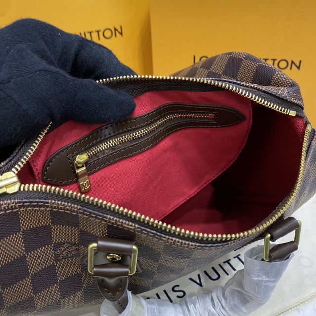 Louis vuitton original damier ebene speedy 25 N41365(no strap)