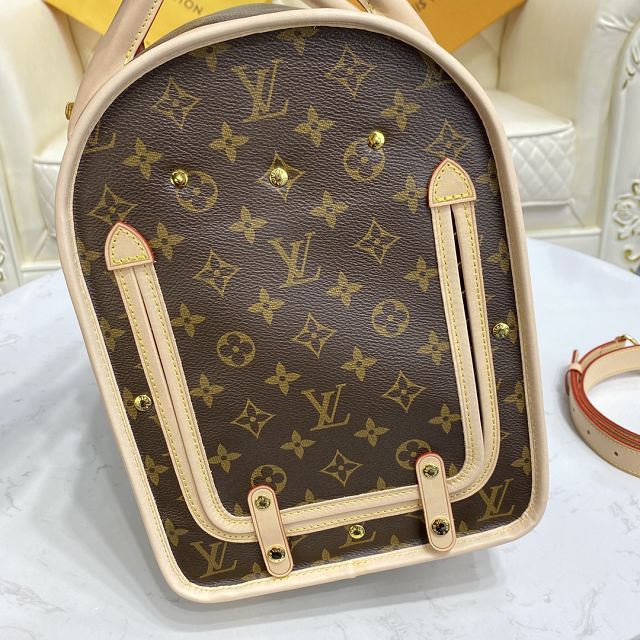 Louis vuitton original monogram canvas dog carrier 40 M42024