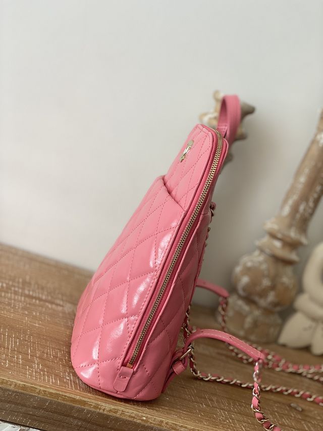 CC original calfskin small backpack AS3332 pink