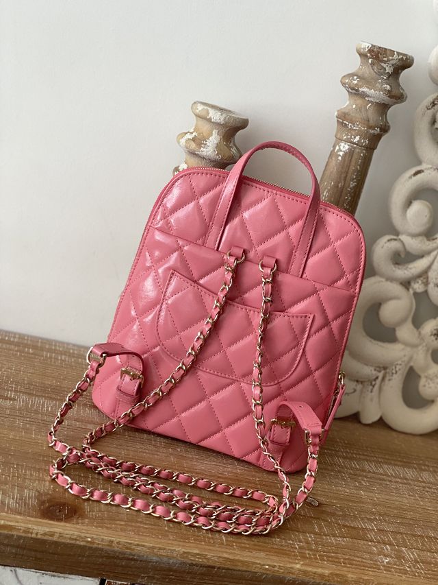 CC original calfskin small backpack AS3332 pink