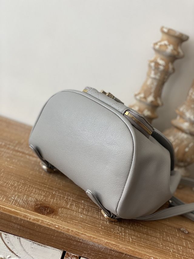 CC original grained calfskin mini backpack AS3530 grey