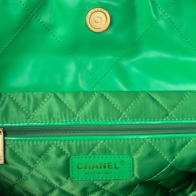 CC original calfskin 22 large handbag AS3262 green