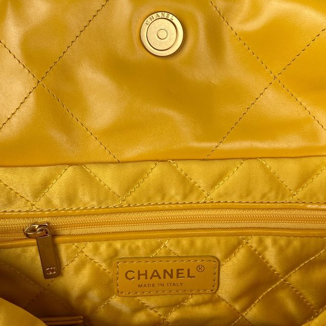  CC original calfskin 22 small handbag AS3260 yellow