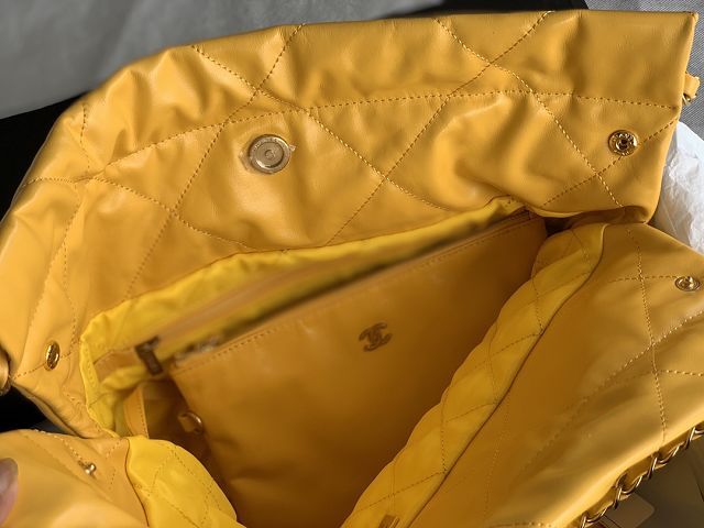  CC original calfskin 22 small handbag AS3260 yellow