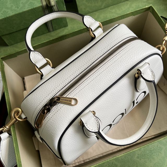 2022 GG original calfskin mini duffle bag 702397 white