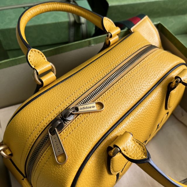 GG original calfskin mini duffle bag 702397 yellow