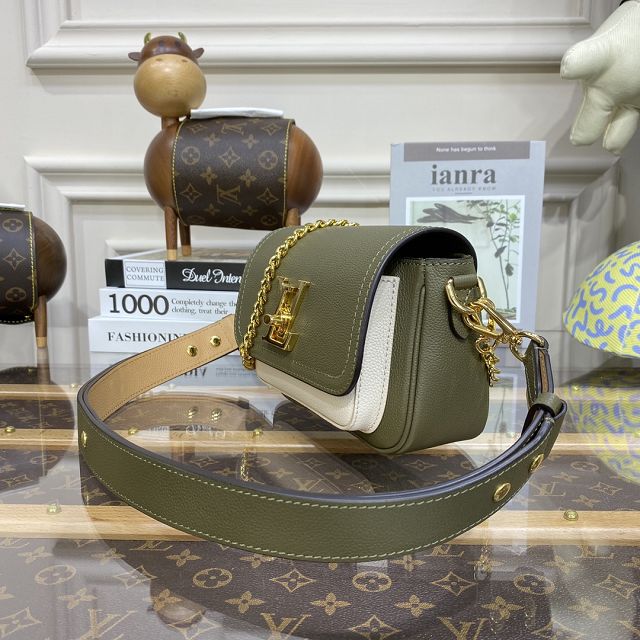 Louis vuitton original calfskin lockme tender bag M59731 green