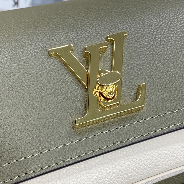 Louis vuitton original calfskin lockme tender bag M59731 green