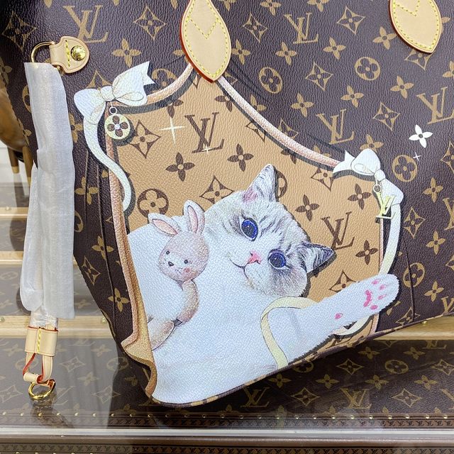 Louis vuitton original monogram canvas neverfull mm M40699