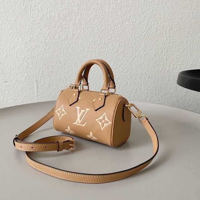 Louis vuitton original calfskin papillon BB bag m45707 arizona beige