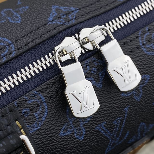 Louis vuitton original monogram canvas keepall city bag M46339 blue