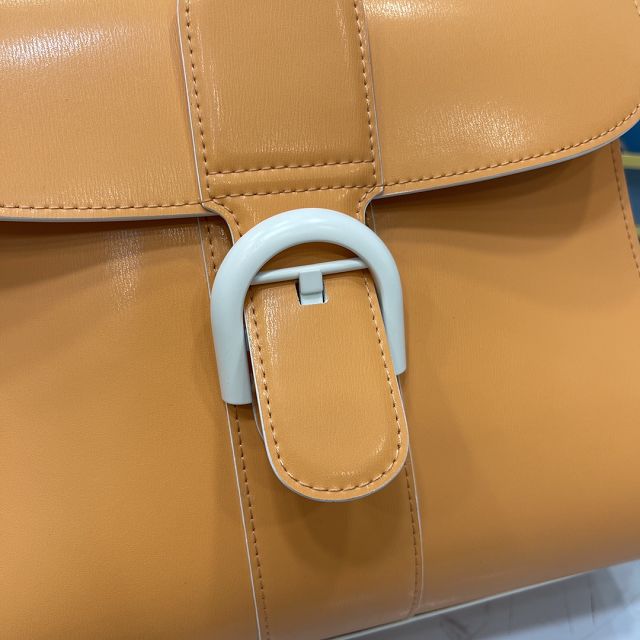 Delvaux original box calfskin brillant bag MM AA0555 orange