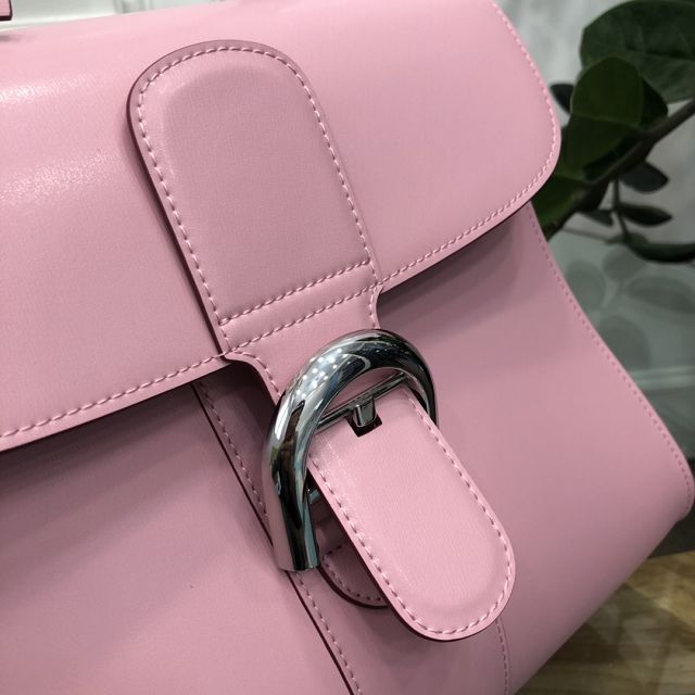 Delvaux original box calfskin brillant bag MM AA0555 pink