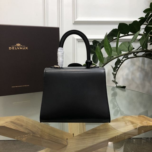 Delvaux original box calfskin brillant mini bag AA0406 black