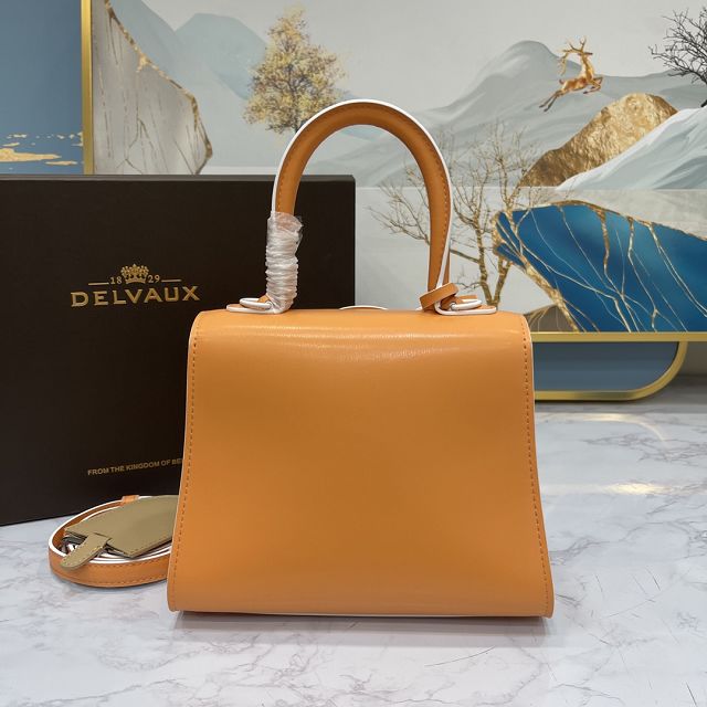 Delvaux original box calfskin brillant mini bag AA0406 orange