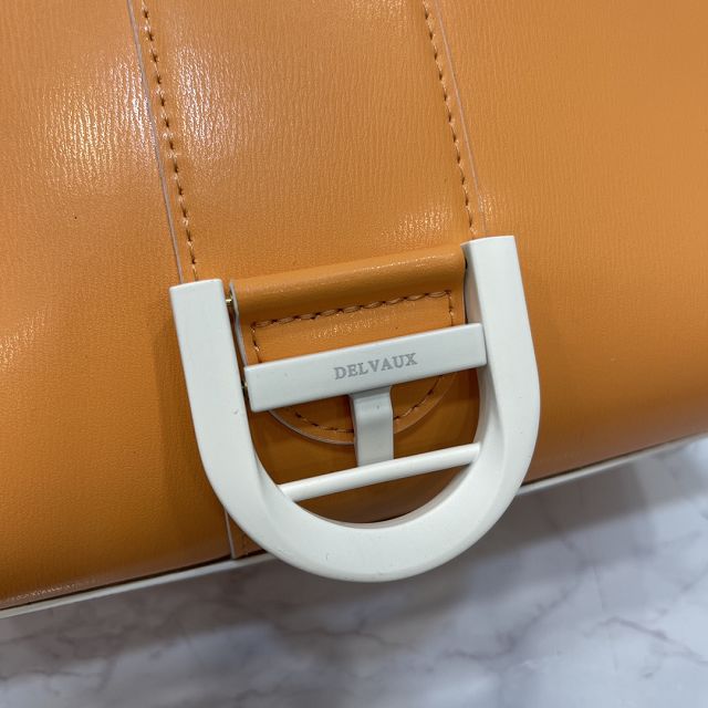 Delvaux original box calfskin brillant mini bag AA0406 orange