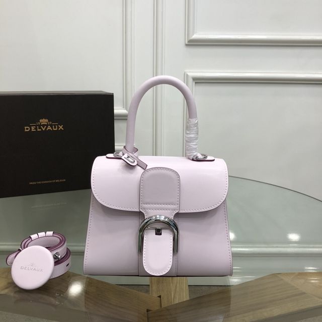 Delvaux original box calfskin brillant mini bag AA0406 pink