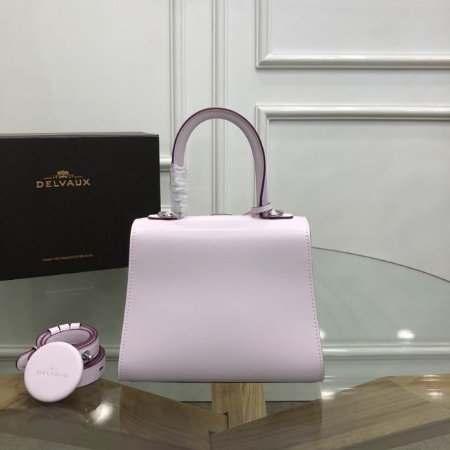 Delvaux original box calfskin brillant mini bag AA0406 pink