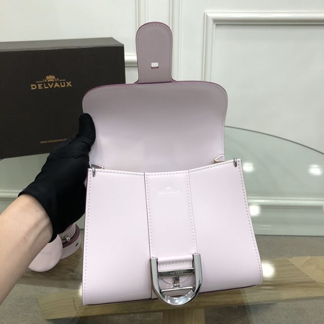 Delvaux original box calfskin brillant mini bag AA0406 pink