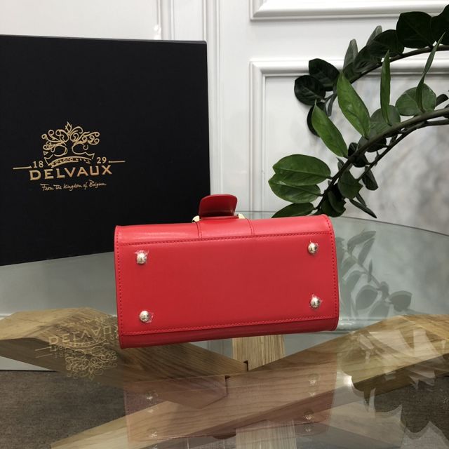 Delvaux original box calfskin brillant mini bag AA0406 red