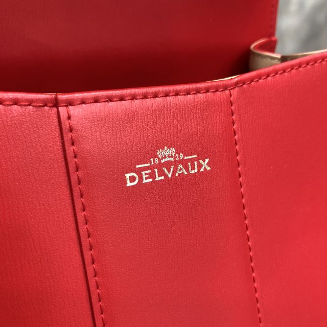 Delvaux original box calfskin brillant mini bag AA0406 red