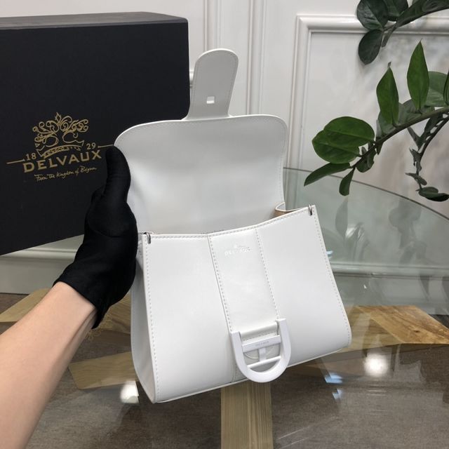 Delvaux original box calfskin brillant mini bag AA0406 white