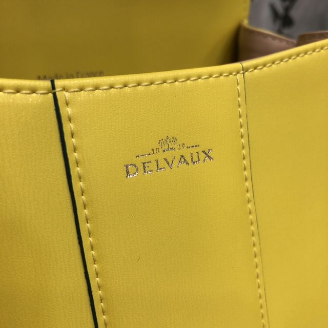 Delvaux original box calfskin brillant mini bag AA0406 yellow