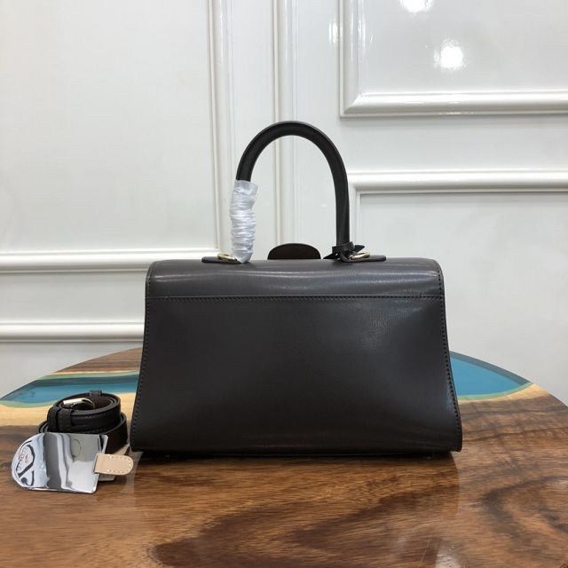 Delvaux original box calfskin brillant small bag AA0417 grey&coffee