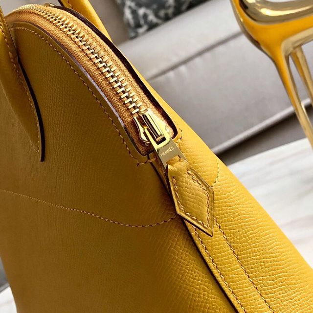 Hermes original epsom leather medium bolide 31 bag B031 amber