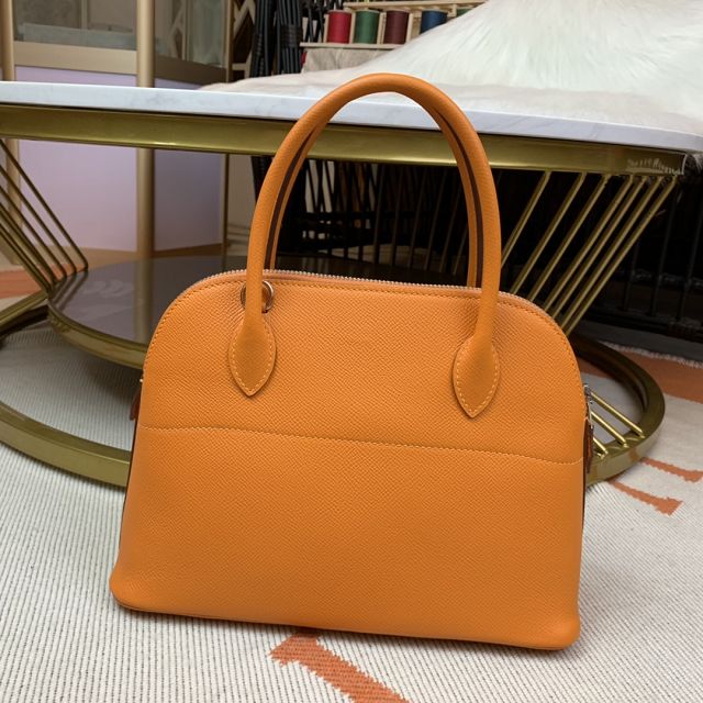 Hermes original epsom leather small bolide 27 bag B027 jaune