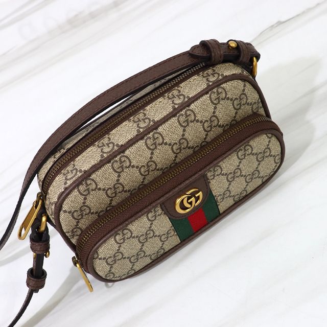 2023 GG original canvas ophidia mini bag 722557 brown