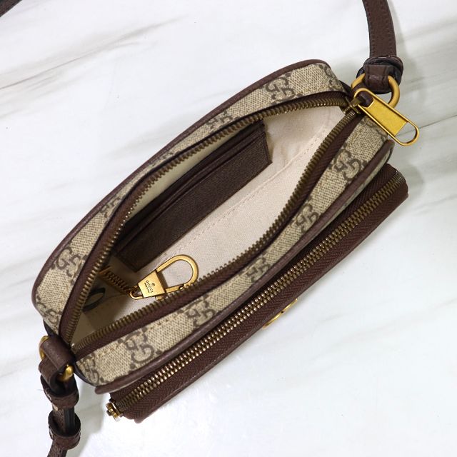 2023 GG original canvas ophidia mini bag 722557 brown