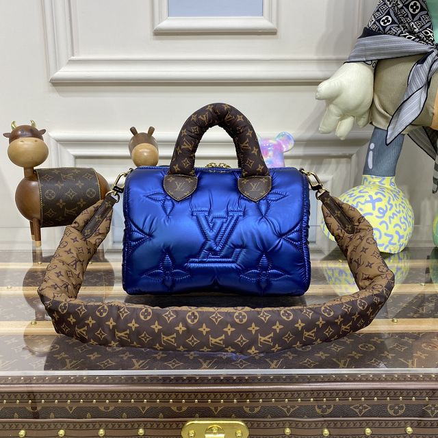 2023 Louis vuitton original econyl speedy 25 M21061 dark blue