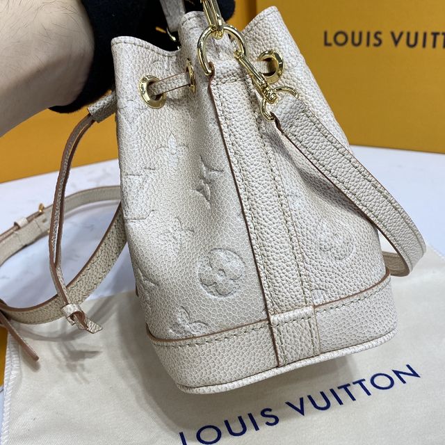 2023 Louis vuitton original calfskin nano noe M46291 apricot