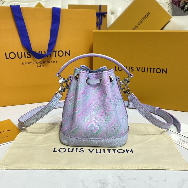 2023 Louis vuitton original calfskin nano noe M46291 blue