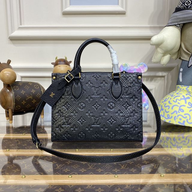 2023 Louis vuitton original calfskin onthego pm M45653 black