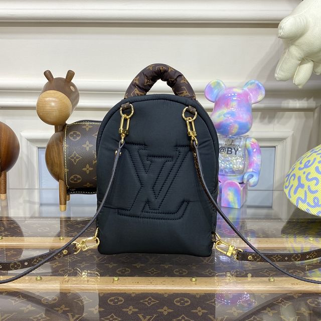 2023 Louis vuitton original nylon palm springs mini backpack M21060 black