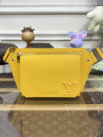 Louis vuitton original calfskin aerogram slingbag M59625 yellow