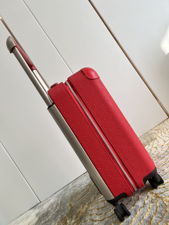 Louis vuitton original calfskin horizon 55 rolling luggage M20438 red