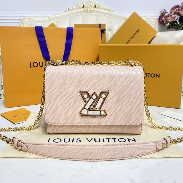 Louis vuitton original epi leather twist mm M59218 pink